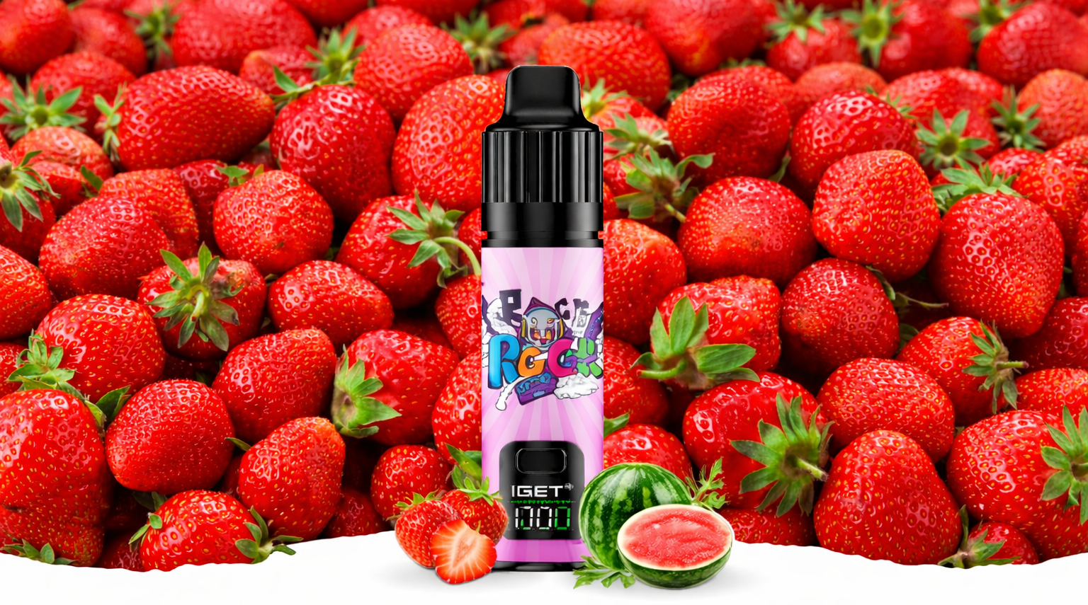 Iget bar plus strawberry watermelon