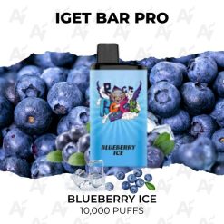 iget bar pro 10000 puffs blueberry ice