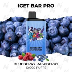 iget bar pro 10000 puffs blueberry raspberry