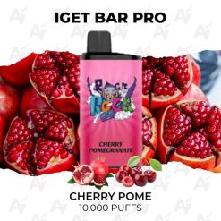 iget bar pro 10000 puffs cherry pome