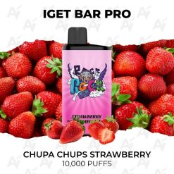 iget bar pro 10000 puffs chupa chups strawberry