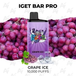 iget bar pro 10000 puffs grape ice