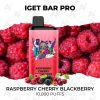 iget bar pro 10000 puffs raspberry cherry blackberry