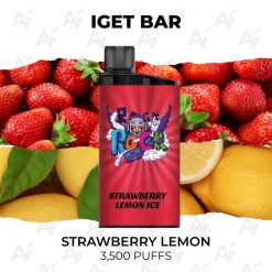 iget bar 3500 puffs strawberry lemon