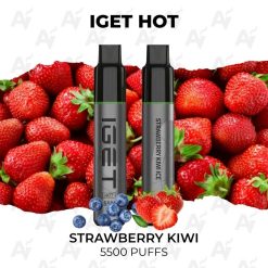 iget hot 5500 puffs strawberry kiwi