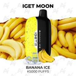 iget moon k5000 puffs banana ice