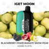 iget moon k5000 puffs blackberry pomegranate snow pear