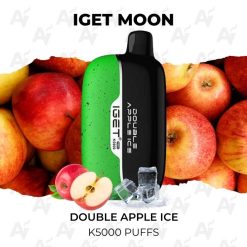 iget moon k5000 puffs double apple ice