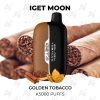 iget moon k5000 puffs golden tobacco