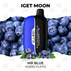 iget moon k5000 puffs mr blue