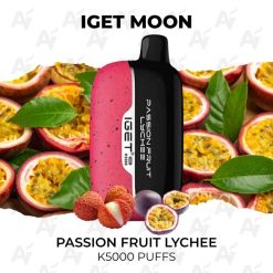 iget moon k5000 puffs passion fruit lychee