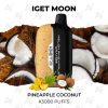iget moon k5000 puffs pineapple coconut