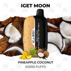 iget moon k5000 puffs pineapple coconut