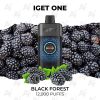 iget one 12000 puffs black forest