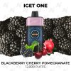 iget one 12000 puffs blackberry cherry pomegranate