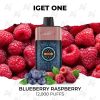iget one 12000 puffs blueberry raspberry