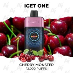 iget one 12000 puffs cherry monster