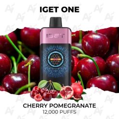 iget one 12000 puffs cherry pomegranate