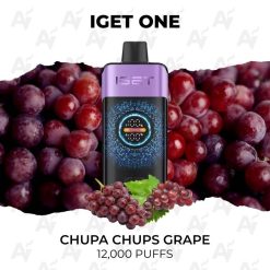 iget one 12000 puffs chupa chups grape