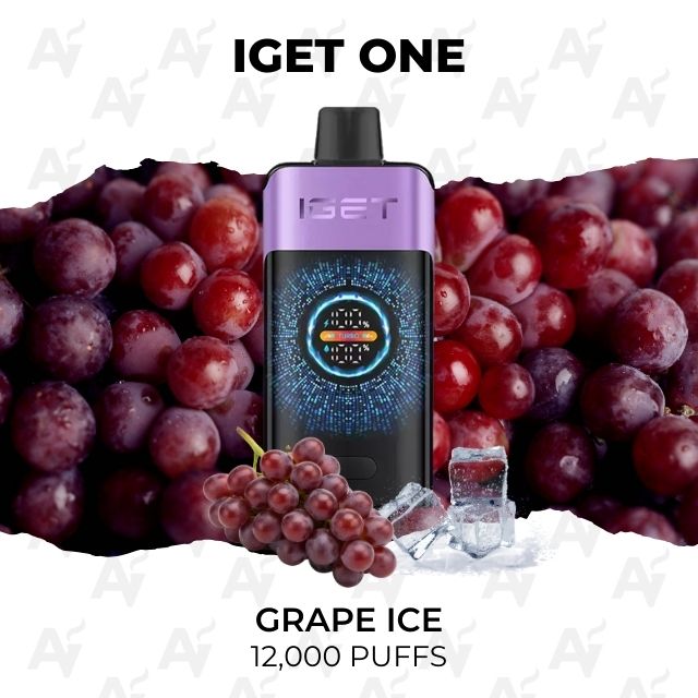 iget one 12000 puffs grape ice