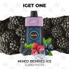 iget one 12000 puffs mixed berries ice