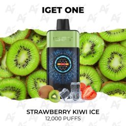 iget one 12000 puffs strawberry kiwi ice