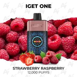 iget one 12000 puffs strawberry raspberry