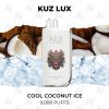 kuz lux 9000 cool coconut ice