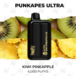 punkapes ultra 6000 puffs kiwi pineapple