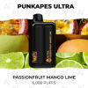 punkapes ultra 6000 puffs passionfruit mango lime