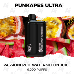 punkapes ultra 6000 puffs passionfruit watermelon juice