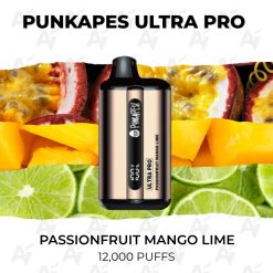 punkapes ultra pro 12000 puffs passionfruit mango lime