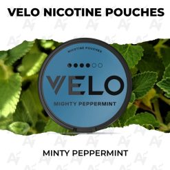 velo nicotine pouches minty peppermint