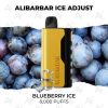 Alibarbar ice adjust 12000 puffs blueberry ice