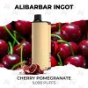 Alibarbar ingot 9000 puffs cherry pomegranate