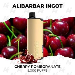 Alibarbar ingot 9000 puffs cherry pomegranate