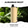Alibarbar ingot 9000 puffs miami mint