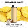 Alibarbar ingot 9000 puffs pineapple coconut