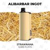 Alibarbar ingot 9000 puffs strawnana