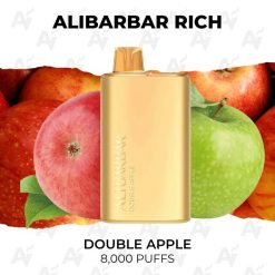 Alibarbar rich 8000 puffs double apple