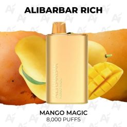Alibarbar rich 8000 puffs mango magic