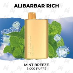 Alibarbar rich 8000 puffs mint breeze