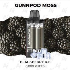 Gunnpod moss 8000 blackberry ice