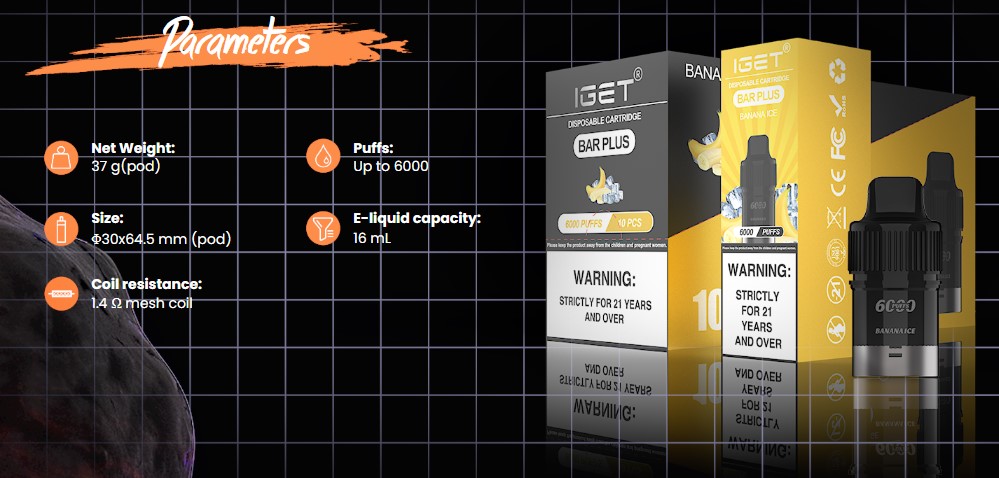 Iget bar plus pods