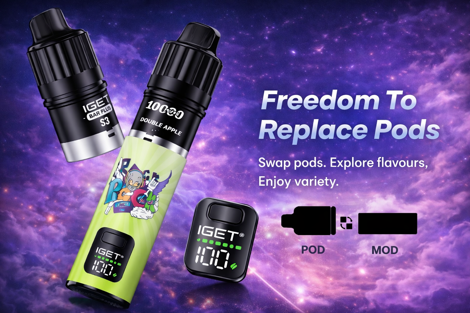 Iget bar plus s3 10000 puffs (2)