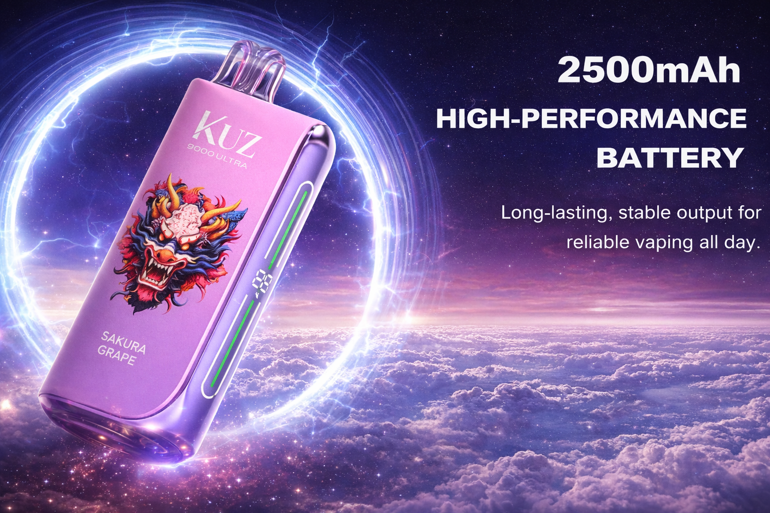 Kuz lux 9000 battery