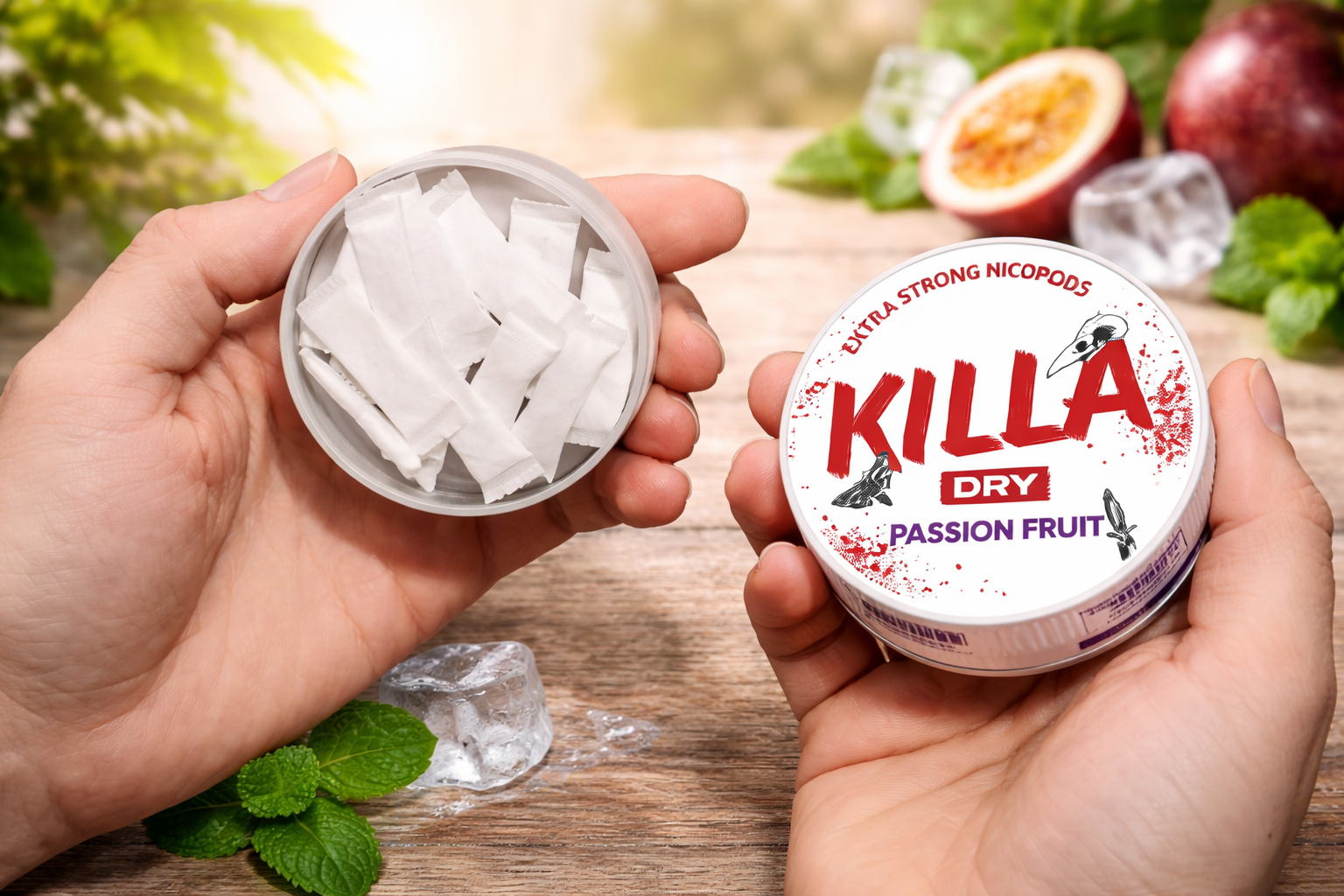Who are killa nicotine pouches design for