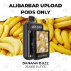 Alibarbar upload pods only 25000 puffs banana buzz