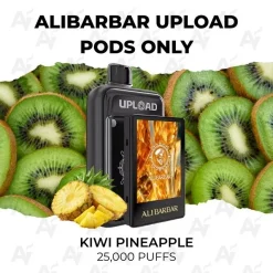 Alibarbar upload pods only 25000 puffs kiwi pineapple