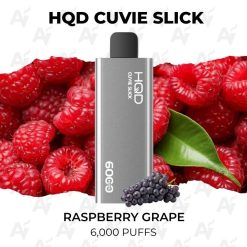 Hqd cuvie slick 6000 raspberry grape